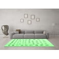 thumbnail image 3 of Ahgly Company Indoor Rectangle Abstract Emerald Green Contemporary Area Rugs, 7' x 10', 3 of 4