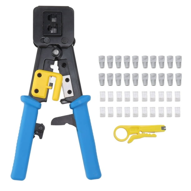 Ethernet Crimping Tool Kit RJ45 RJ12 RJ11 Connector Handheld