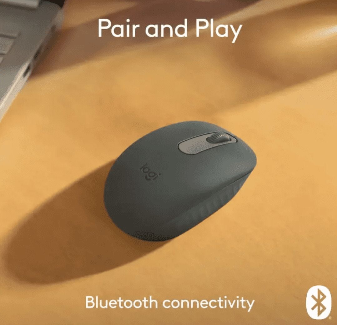 Logitech M196 Bluetooth Wireless Mouse, Compact and Portable Mouse for Laptops, Tablets and More, Graphite