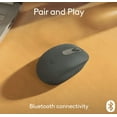 thumbnail image 2 of Logitech M196 Bluetooth Wireless Mouse, Compact and Portable Mouse for Laptops, Tablets and More, 12-Month Battery, Graphite, 2 of 7