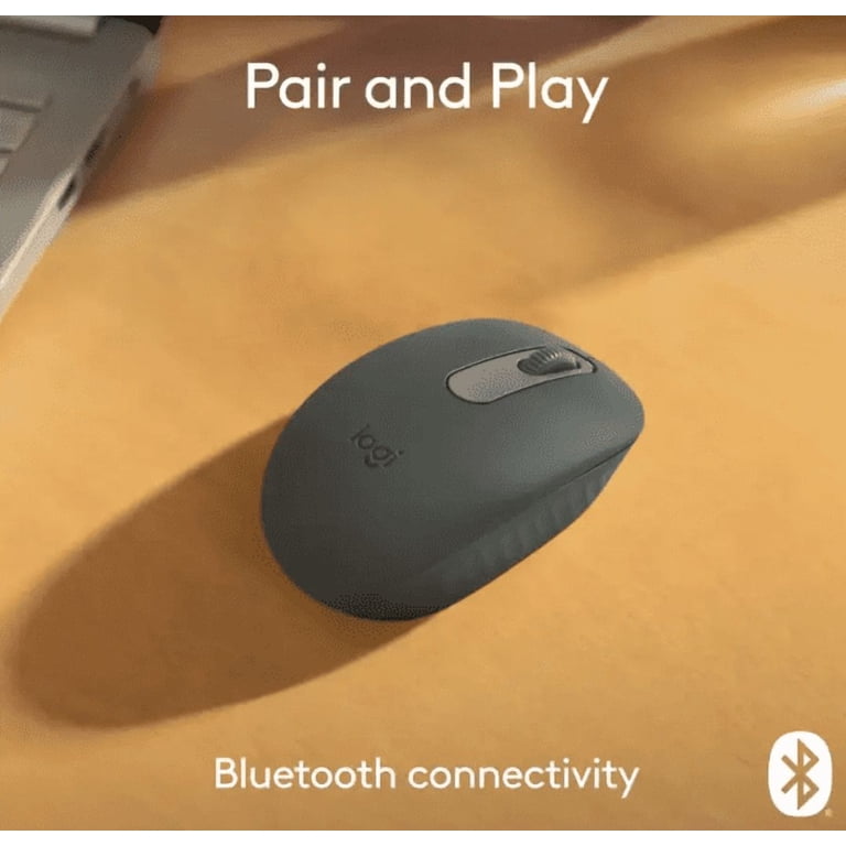 Logitech M196 Wireless Mouse, Compact Bluetooth for Laptops