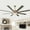 Gold, variant on Chords Attic 72" 8-Blade Reversible Ceiling Fan with LED lights and Remote Control, 6-Speed, Timer Setting Quiet DC Motor