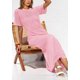 thumbnail image 4 of Vestido PRETTYGARDEN 2025 Verano Maxi Rosa Calado L, 4 of 6