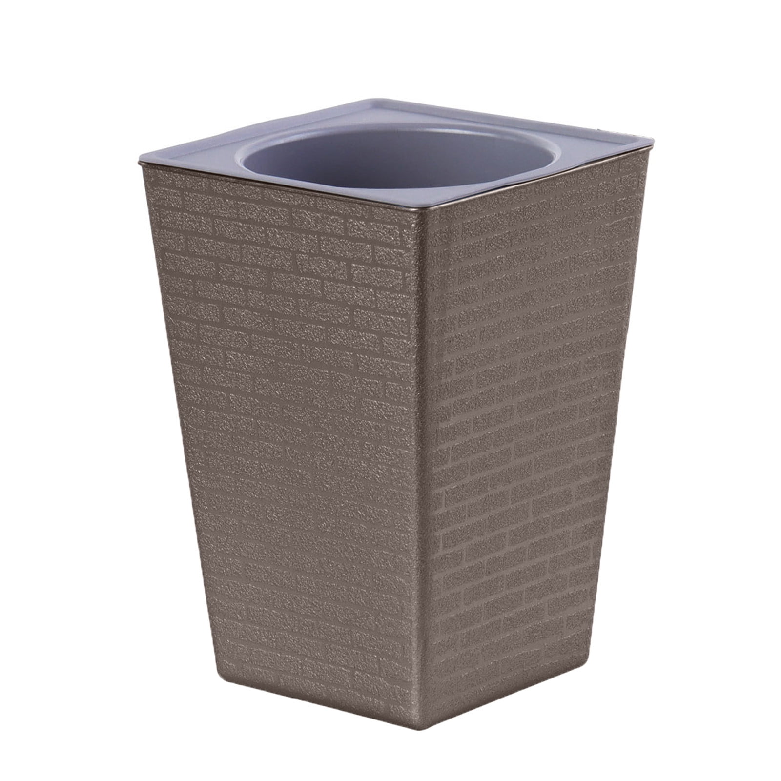 2PCS Outdoor Indoor Planter Pots - 17.2 Inch Tall Flower Pot with Drainage, Modern Pedestal Planters for Front Porch, Balcony, Deck, Large Decorative Pots for Trees, Flowers &