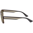 thumbnail image 3 of Gucci Green Rectangular Tri-Color Men's Sunglasses GG0340S 008 58, 3 of 3