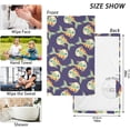 thumbnail image 2 of Coolnut Hand Towels Anemone Fish Patterned 2 PCS, Cotton Bath Towel for Drying Face Hands Body Decorative Water Absorbent Lightweight Towels for Bathroom Ktichen Travel Gym, 16"x28", 2 of 6