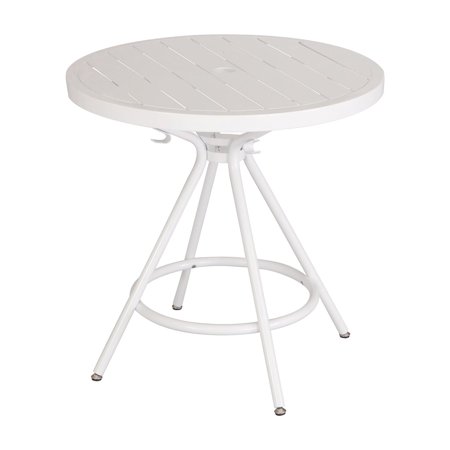 Safco CoGo Table - Assembly Required - White, Powder Coated - Steel