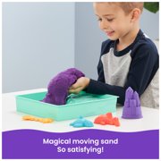 Kinetic Sand Sandbox Set Purple Sand, Tools & Storage