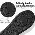 thumbnail image 4 of Knivor Cozy Slippers for Women with Hook Loop Warm Fuzzy Slippers Sock Shoes Ultra-Light House Slippers with Mute Anti-Slip Sole for Indoor Bedroom/Yoga, 4 of 8