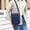 Blue, variant on Mwjwdo Men's Lightweight Oxford Fabric Crossbody Bag, Durable Small Shoulder Daypack for Daily Work & Outdoor Activities Blue