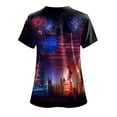 thumbnail image 6 of Leey-World 250 Years American Anniversary 250th Independence Day T-Shirt Usa Shirts for Women(Hot Pink,M), 6 of 8