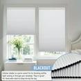 thumbnail image 5 of Keego Cordless Blackout Cellular Shades for Windows Bottom up Pleated Window Blinds Waterproof Thermal Insulated Honeycomb Blinds for Home, Office and Bedroom, White 41.5"W x 70"H, 5 of 9