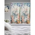 thumbnail image 3 of Octopus Coastal Living Room Curtains 2 Panel, Summer Nautical Starfish Coral Beige Cafe Window Treatment, Extra Long Farmhouse Bedroom Bathroom Kitchen Curtains Drapes 104"x72", 3 of 6