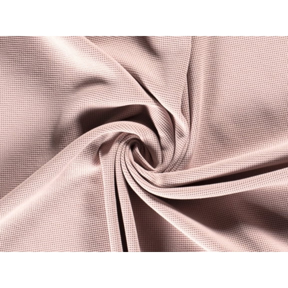 Minerva Core Range Mini Waffle Textured Stretch Knit Fabric - per yard