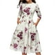 thumbnail image 2 of [SERENAS] Women Elegent A-line Vintage Printing Party Vestidos Dresspangjing, 2 of 4