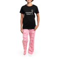 thumbnail image 4 of CafePress - I Pooped Today Women's Dark Pajamas - Women's Short Sleeve Print T-Shirt and Pants Dark Cotton Pajama Set, 4 of 7