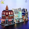 thumbnail image 2 of Toys MOC City Corner Coffee Shop Architecture Style Street View Micro Building Blocks for Children Construction Bricks, 2 of 10