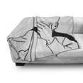 thumbnail image 3 of Humor Soft Flannel Fleece Throw Blanket, Captain Picard Face Palm Troll Guy Meme Caption Super Fun Online Illustration, Cozy Plush for Indoor and Outdoor Use, 50" x 60", Black and White, by Ambesonne, 3 of 6