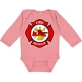 thumbnail image 3 of Inktastic Maltese Cross Firefighter Boys or Girls Long Sleeve Baby Bodysuit, 3 of 5
