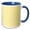 Blue/White, variant on 3drose, Image of Butterfly Yellow Designer Color for 2022, 15oz Mug