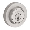 thumbnail image 1 of Baldwin SC.CRD.150 Single Cylinder Contemporary Round Deadbolt Satin Nickel, 1 of 1