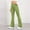 Green, variant on BUIGTTKLOP Ribbed Flare Yoga Pants for Women High Waisted Bell Bottom Leggings Belly Control Trousers
