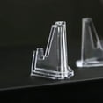 thumbnail image 6 of Mini Acrylic Easel Coin Display Stand, 20PCS Acrylic Clear Coin Stands Trading Card Display Stand Mini Card Holder for Cards Coins Medals Handicrafts Collectibles Display 1.42 inch Tall, 6 of 9