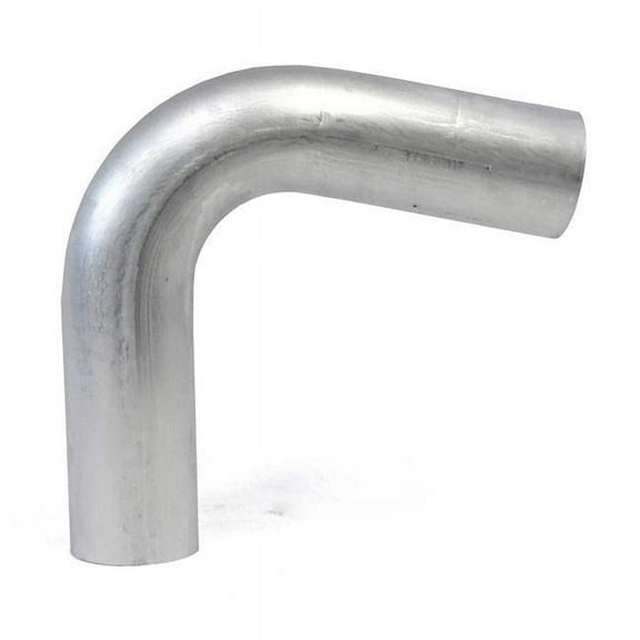 HPS Performance  2.75 in. OD 110 deg Bend 16 Gauge 6061 Aluminum Elbow Pipe, Clear - 2.75 in.