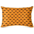 thumbnail image 2 of GZHJMY Happy Halloween Bat Pillowcase Plush Pillowcase for Hair and Skin, Soft Standard Size Pillow Cases Zippered Queen Pillow Case Set of 1-21x54in Home Decor, 2 of 7