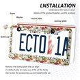thumbnail image 4 of Coolnut Cute Little Mushroom License Plate Frames 2 Packs,License Plate Covers,Universal Aluminum Tag Frame for Front and Rear Car Tags29 Home Decor, 4 of 7