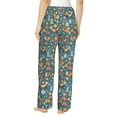thumbnail image 3 of Haiem Foxes and Birds in Forest Women's Pajama Pants Ultra Lightweight Pjs Bottoms Sleepwear Bottom Pants With Pocket Drawstring-Medium, 3 of 9