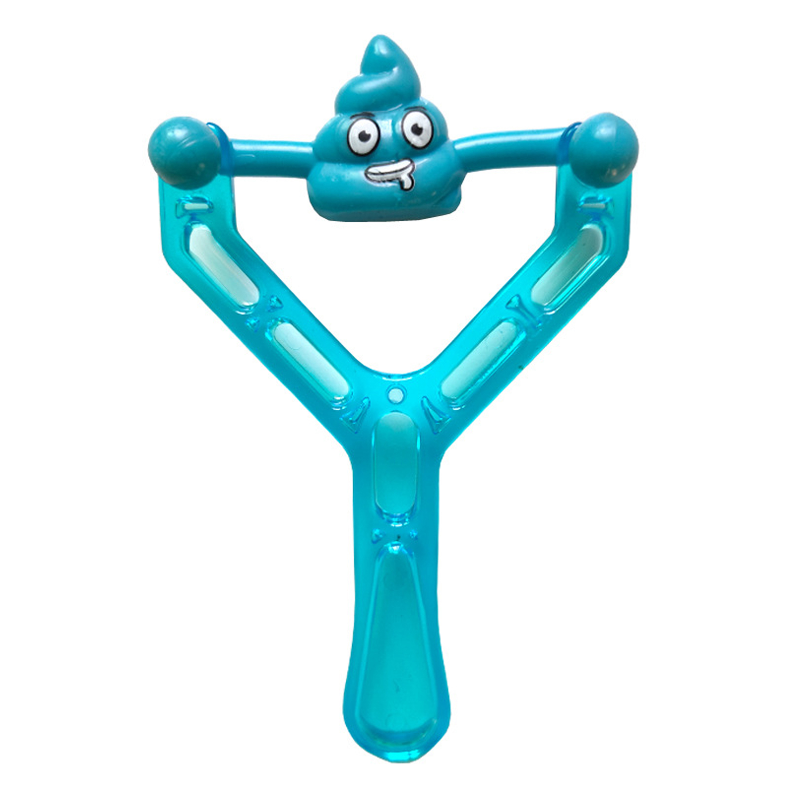 10Pack Funny Poop Slingshot Toy,Mini Rubber Slingshot Flying Poop Toys