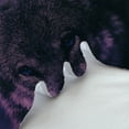 thumbnail image 4 of Purple Bedding Sheet Wolf Home Textiles High Quality Fitted Sheet with Pillowcase Bedclothes,Full(54"x75"), 4 of 5