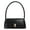 Black, variant on Women Shoulder Bag Casual Retro Tote Bag Pu Leather Solid Underarm Bag (Black) Fashion shoulder bag (Black)