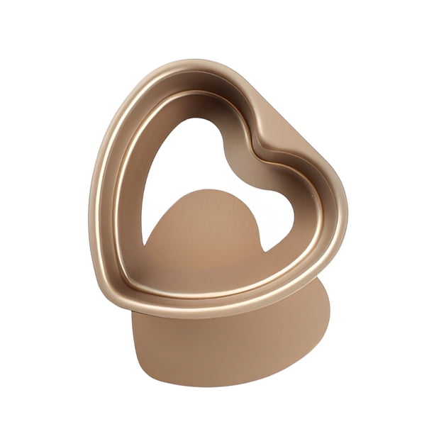 Billuyoard Molde de aluminio para pasteles de 6/8 pulgadas, molde en forma de corazón profundo con moldes inferiores extraíbles, herramientas, Herramientas y accesorios para hornear 8 pulgadas