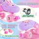 thumbnail image 4 of Patines deportivos 2PM para niñas con ruedas iluminadas, diseño de mariposa rosa, 4 of 8