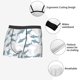 thumbnail image 3 of Fotbe Cute Shark Calzoncillos Tipo Boxer con Bolsa de Soporte Total para Hombre, X-Temp Fresco, Transpirable y de Secado Rápido-X-Large, 3 of 5