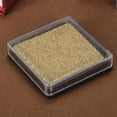 thumbnail image 2 of 2X Ink Pad Stamp Pad for Wedding Letter Document Gold, 2 of 2