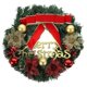 thumbnail image 1 of Front Door Wreath, Reusable Festive Ornament for Commercial Venues, 1 of 4