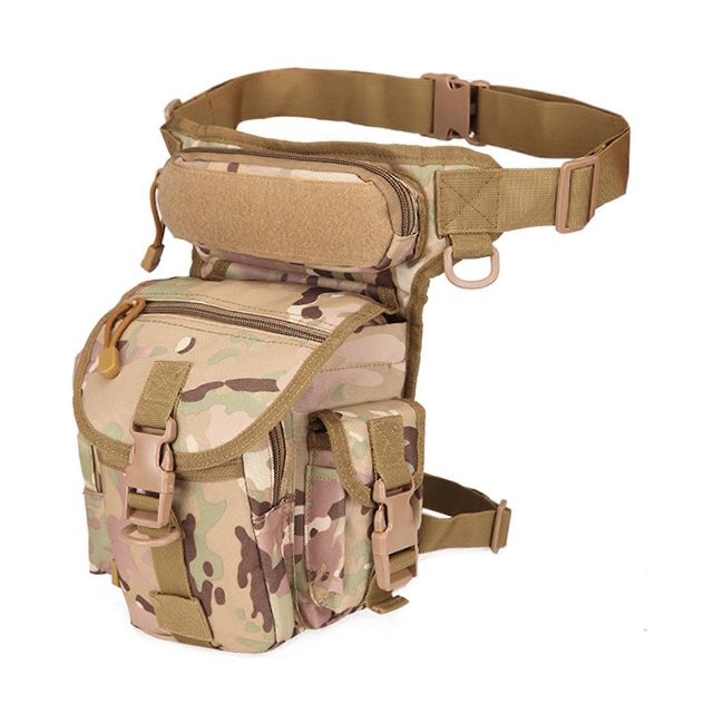 Drop Leg Bag Waterproof Thigh Waist Packs Pouch for Traveling Hiking Cycle Camping