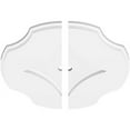 thumbnail image 3 of 18"OD x 1"ID x 6 1/4"C x 1"P Percival Architectural Grade PVC Contemporary Ceiling Medallion, Two Piece, 3 of 7