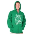thumbnail image 4 of Popeye the Sailor Loves Not a Fighter Zip Hoodie Sweatshirt Women Brisco Brands 5X, 4 of 5