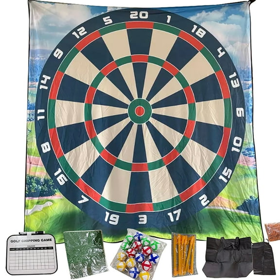 WEISIPU Giant Size Dart Chipping Golf Game Set Indoor Outdoor Fun for the Whole Family