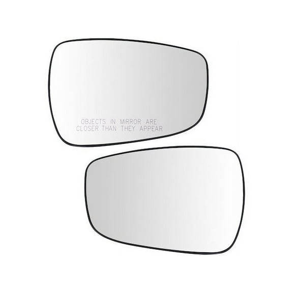Door Mirror Glass Set 2 Piece - Compatible with 2011 - 2013 Hyundai Elantra 2012