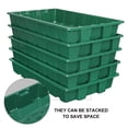 thumbnail image 3 of 1 Set 4Pcs Breathable 15 Holes Garden Propagator Plastic Stater Trays (Green), 3 of 7