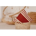 thumbnail image 4 of Simply Daisy 16" x 16" Stripe Decorative Throw Pillow, Maple Red, 4 of 4