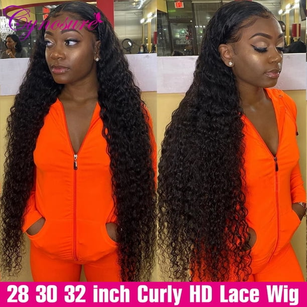 Pelucas de cabello humano Cynosure HD transparente 13x4/13x6 con encaje Frontal para mujeres prearrancado 180% peluca brasileña rizada con encaje Frontal Tan Jianjun unisex