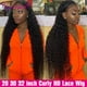 thumbnail image 1 of Pelucas de cabello humano Cynosure HD transparente 13x4/13x6 con encaje Frontal para mujeres prearrancado 180% peluca brasileña rizada con encaje Frontal Tan Jianjun  unisex, 1 of 1