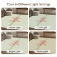 thumbnail image 7 of ODIKA 6'x9' Washable Area Rug Door Pencil Welcome Classroom Coquette Schoolgirl Teacher School Flowing Dynamic for Dining Room, Under Table, Office Décor, Non-Slip Chair-Friendly, 7 of 7