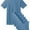Denim Blue, variant on 5.2 oz. ComfortSoft� Cotton T-Shirt - Yellow - XL Pack of 6